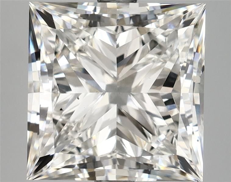 5.48ct F VS2 Rare Carat Ideal Cut Princess Lab Grown Diamond