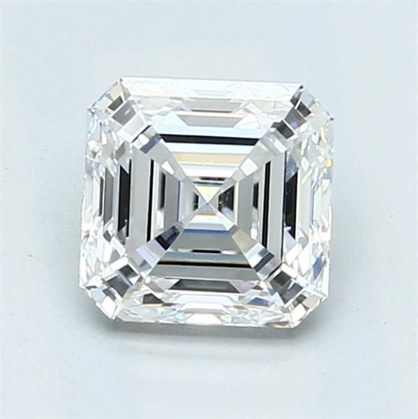 1.56ct E VS1 Rare Carat Ideal Cut Asscher Diamond