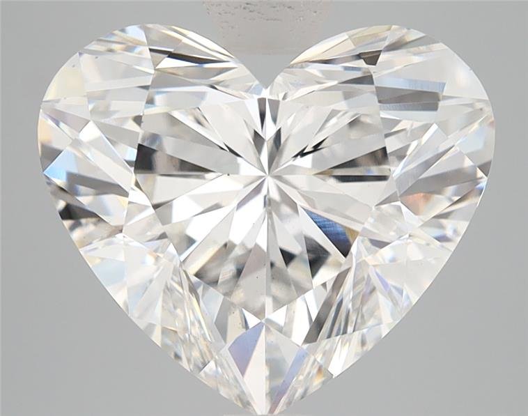 5.06ct G VS2 Rare Carat Ideal Cut Heart Lab Grown Diamond