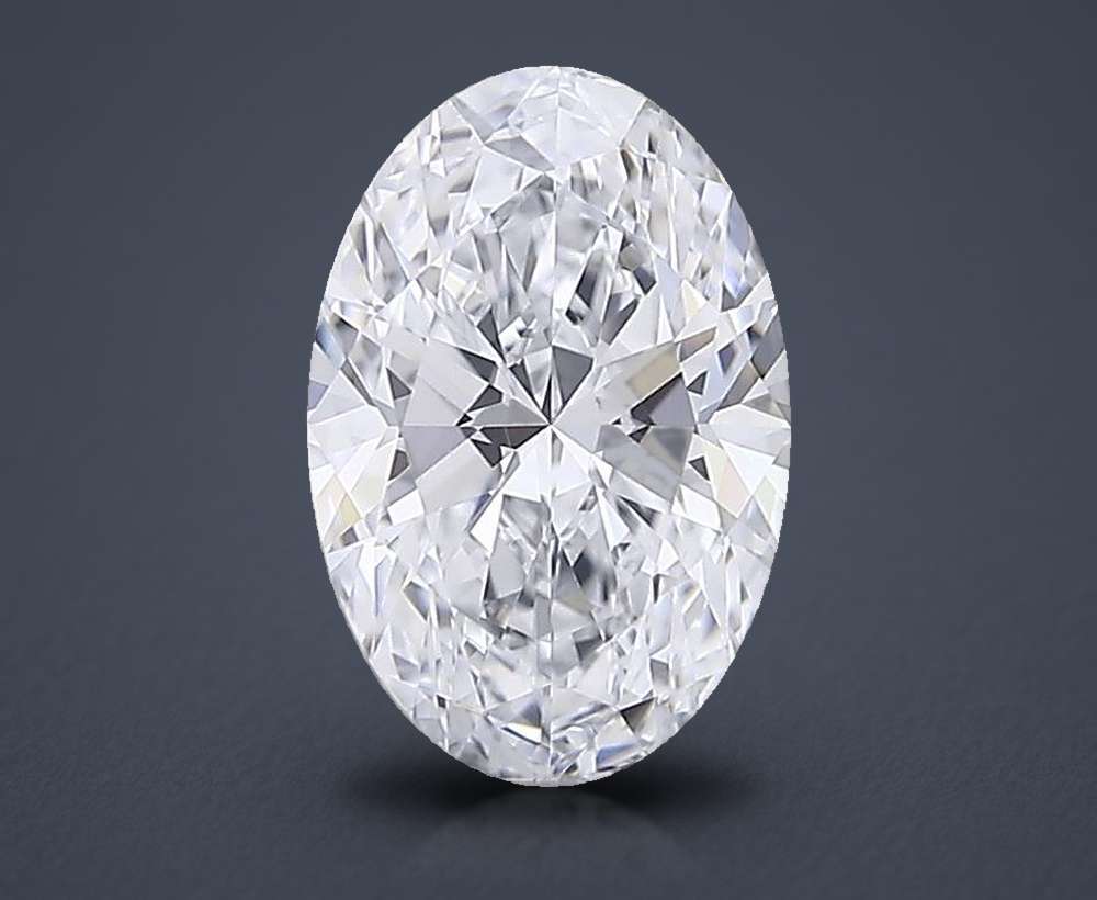 1.24 Carat Oval Lab Diamond