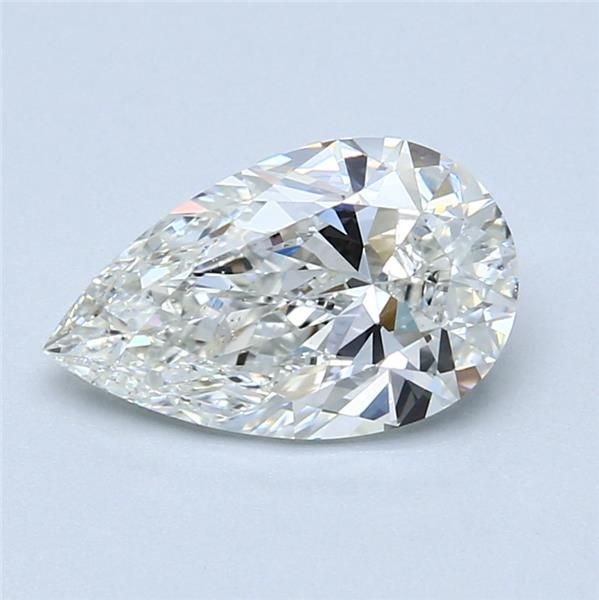 2.01ct G SI1 Rare Carat Ideal Cut Pear Diamond