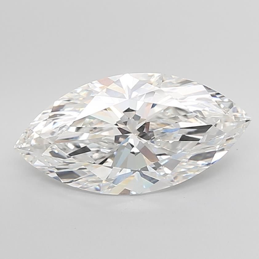 6.07ct F VVS2 Rare Carat Ideal Cut Marquise Lab Grown Diamond