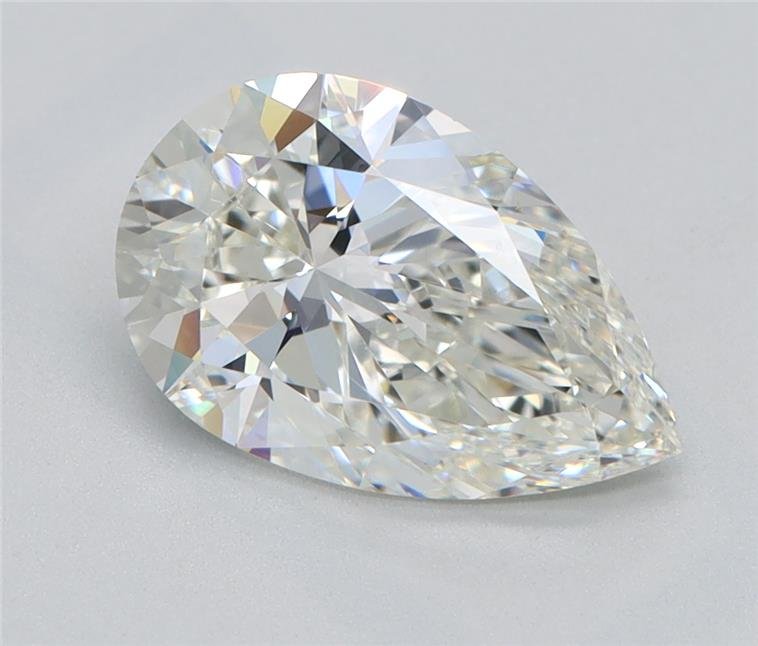 1.67ct H VS1 Rare Carat Ideal Cut Pear Lab Grown Diamond