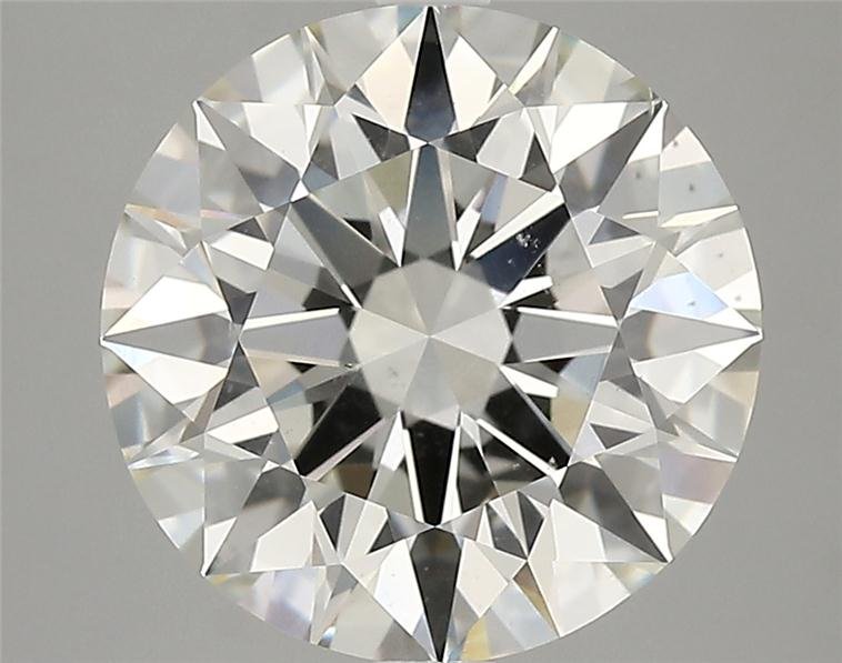4.53ct H SI1 Rare Carat Ideal Cut Round Diamond
