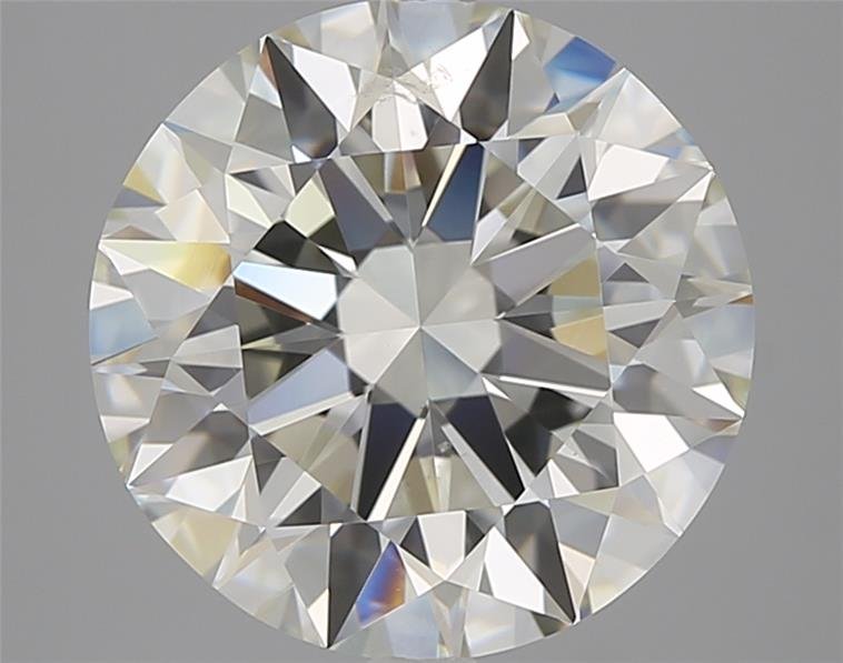 5.53ct K SI1 Rare Carat Ideal Cut Round Diamond