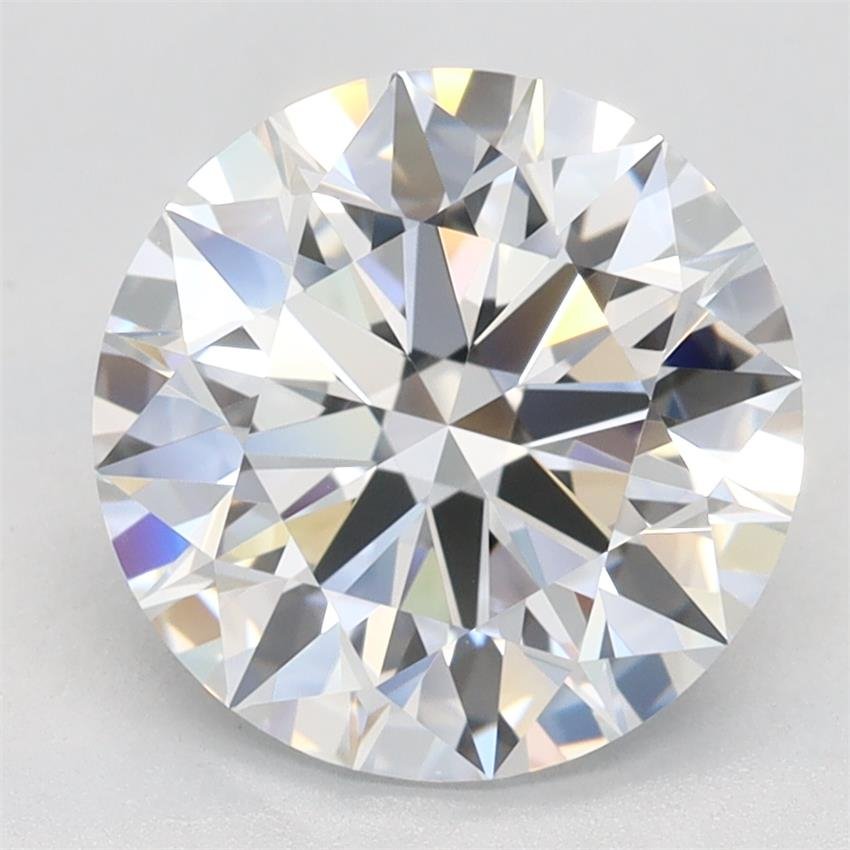 2.58ct D VVS1 Rare Carat Ideal Cut Round Lab Grown Diamond