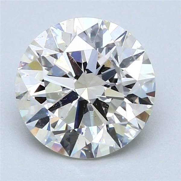 3.00ct H SI2 Rare Carat Ideal Cut Round Diamond