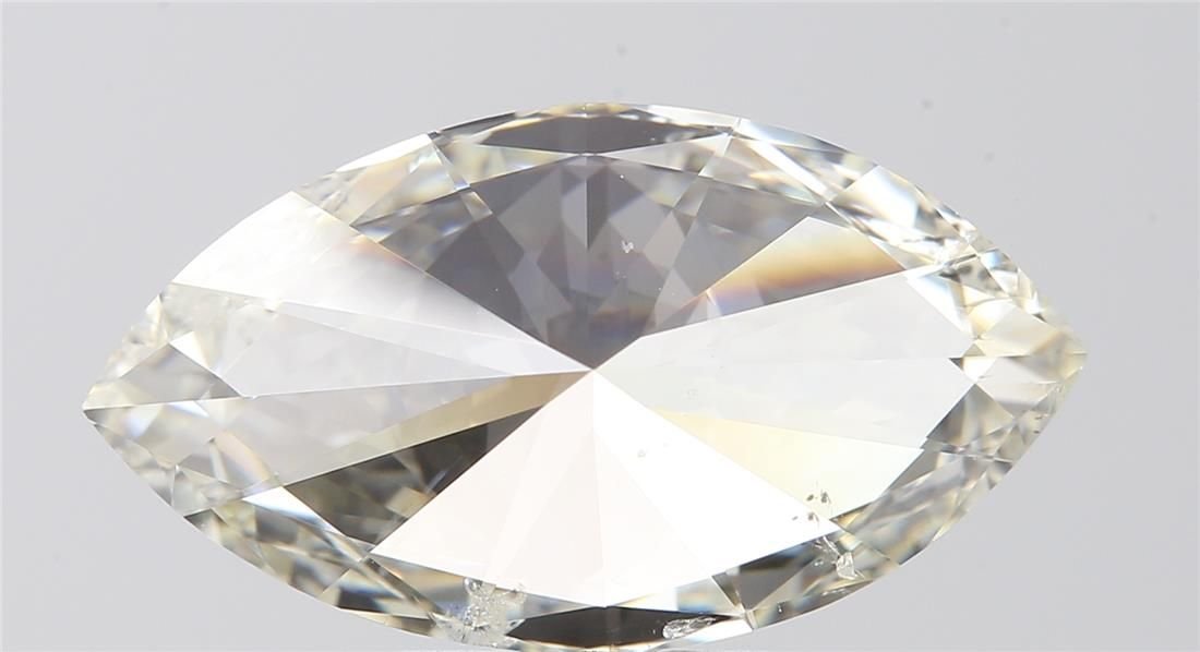 3.02ct I SI2 Rare Carat Ideal Cut Marquise Diamond