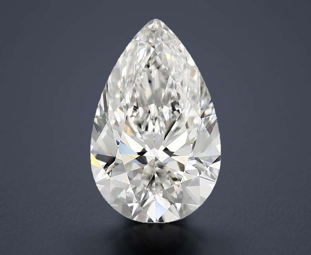 2.00 Carat Pear Lab Diamond
