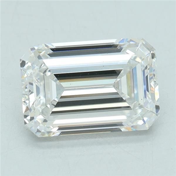 1.64ct D VS2 Rare Carat Ideal Cut Emerald Lab Grown Diamond