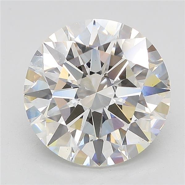 5.02ct F VS2 Excellent Cut Round Lab Grown Diamond