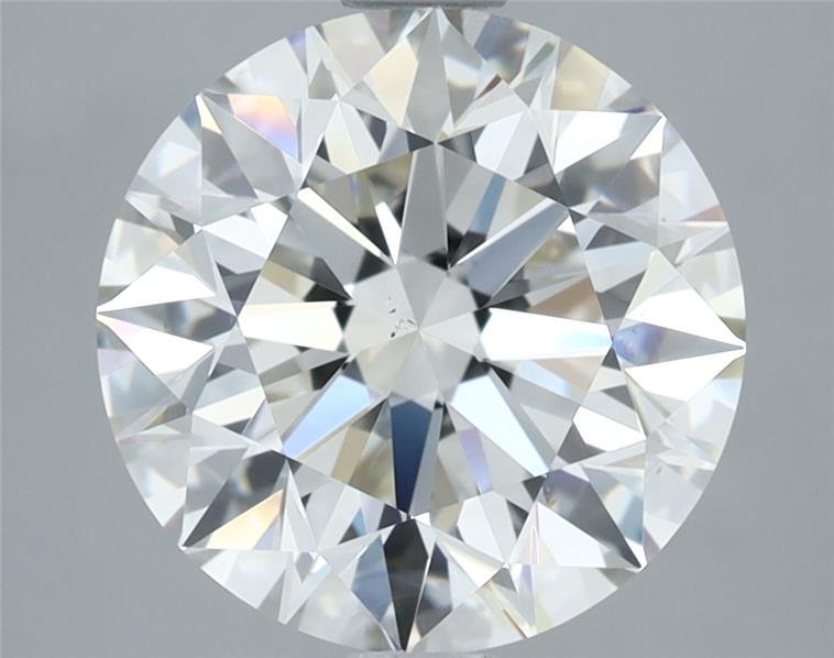 4.02ct K VS2 Rare Carat Ideal Cut Round Diamond