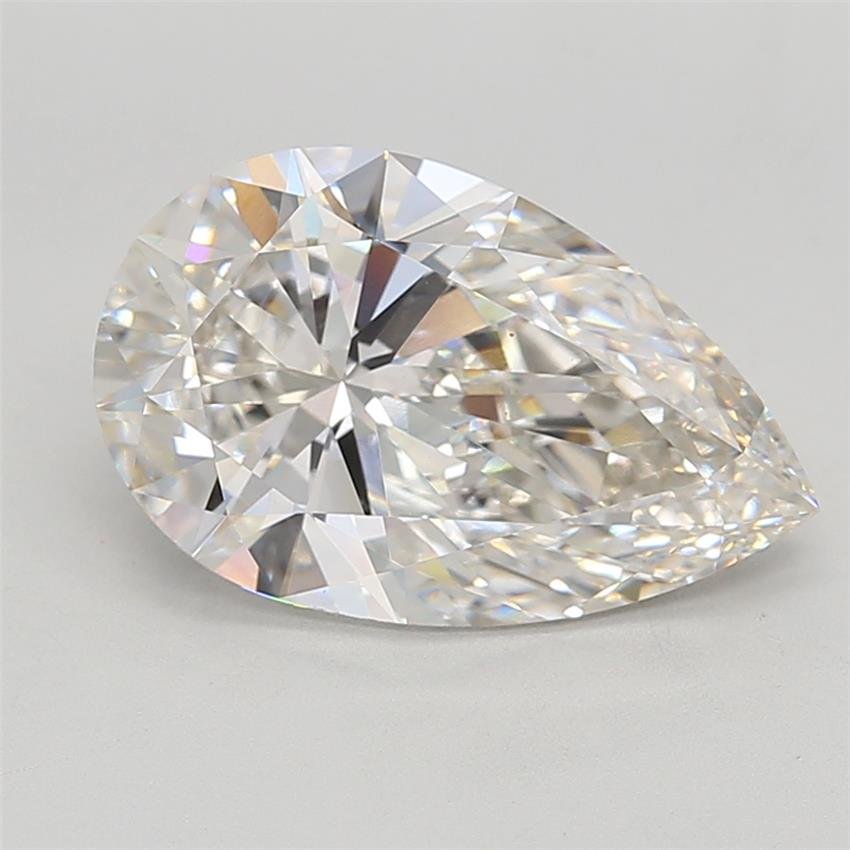 5.11ct G VS1 Rare Carat Ideal Cut Pear Lab Grown Diamond