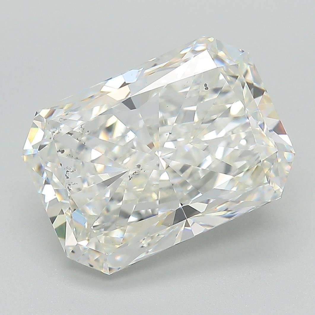 5.53ct I SI1 Rare Carat Ideal Cut Radiant Diamond