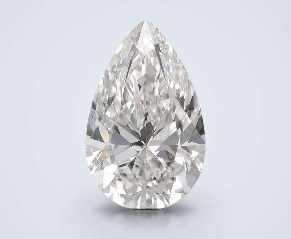 5.81 Carat Pear Lab Diamond