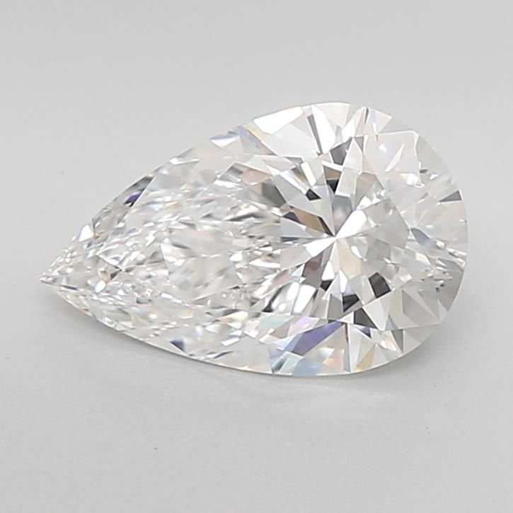 2.59ct E VVS2 Rare Carat Ideal Cut Pear Lab Grown Diamond