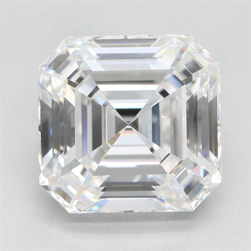 3.14ct D VVS1 Rare Carat Ideal Cut Asscher Lab Grown Diamond