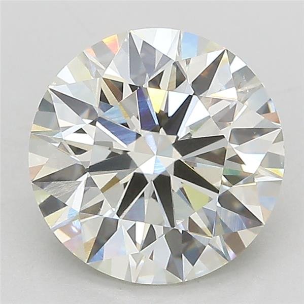 3.03ct J VS2 Rare Carat Ideal Cut Round Lab Grown Diamond