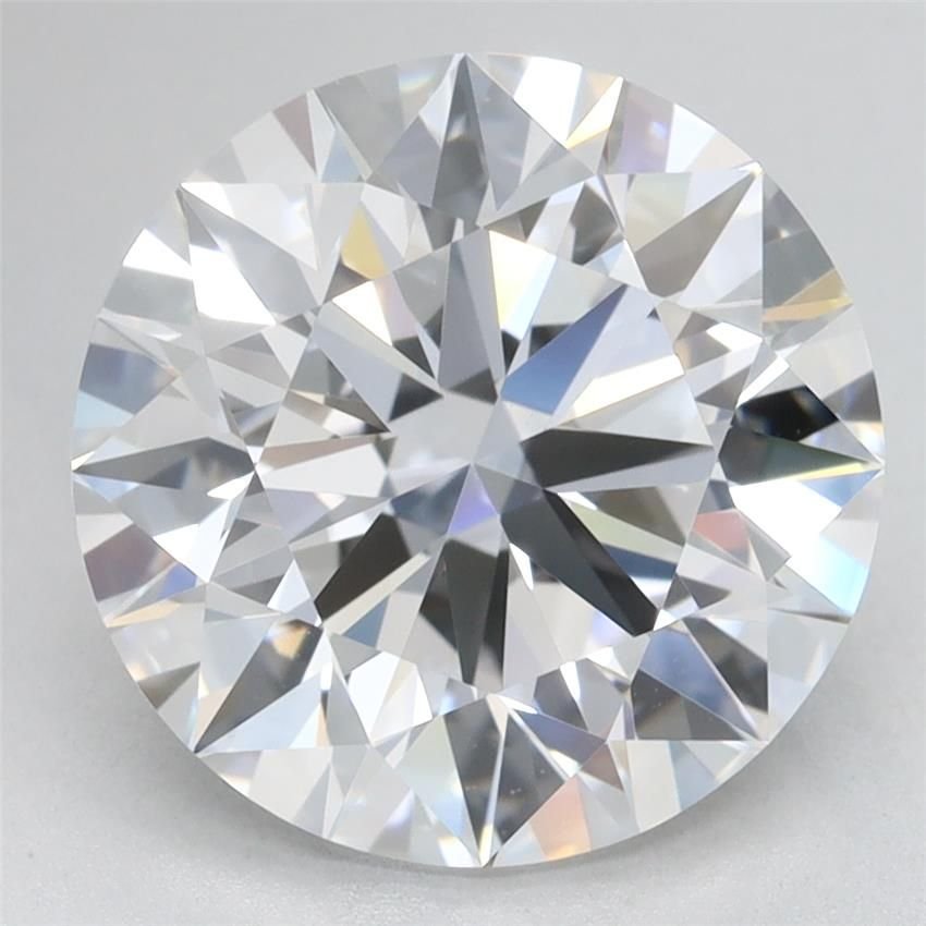 4.40ct D VVS2 Rare Carat Ideal Cut Round Lab Grown Diamond