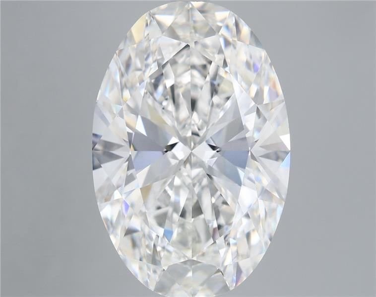 10.53ct F VVS2 Rare Carat Ideal Cut Oval Lab Grown Diamond