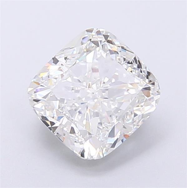 2.22ct E VVS2 Very Good Cut Cushion Lab Grown Diamond