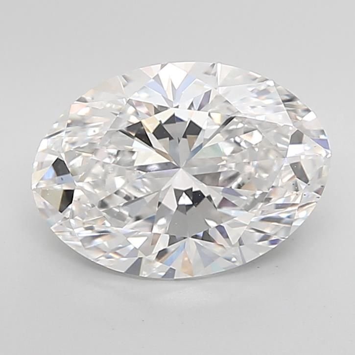 4.01ct D VS2 Rare Carat Ideal Cut Oval Lab Grown Diamond