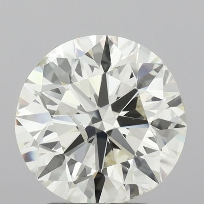 3.01ct J SI2 Excellent Cut Round Diamond