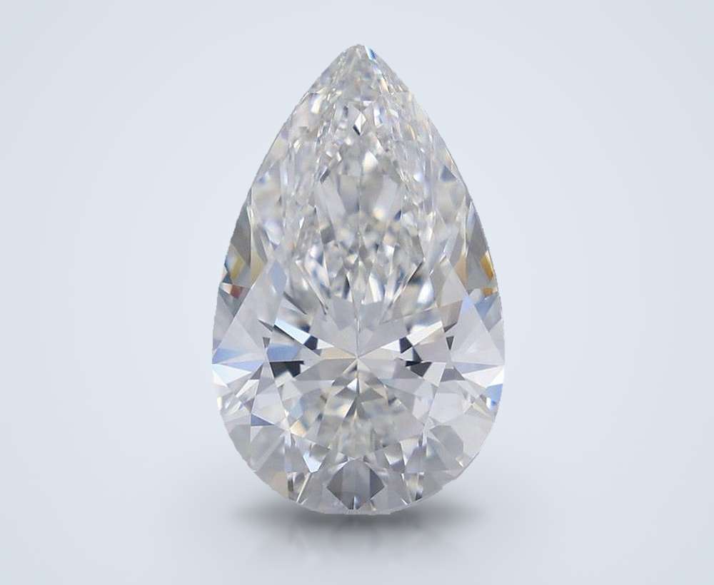 5.88 Carat Pear Lab Diamond