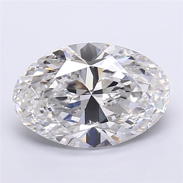 4.02ct F VVS2 Rare Carat Ideal Cut Oval Lab Grown Diamond
