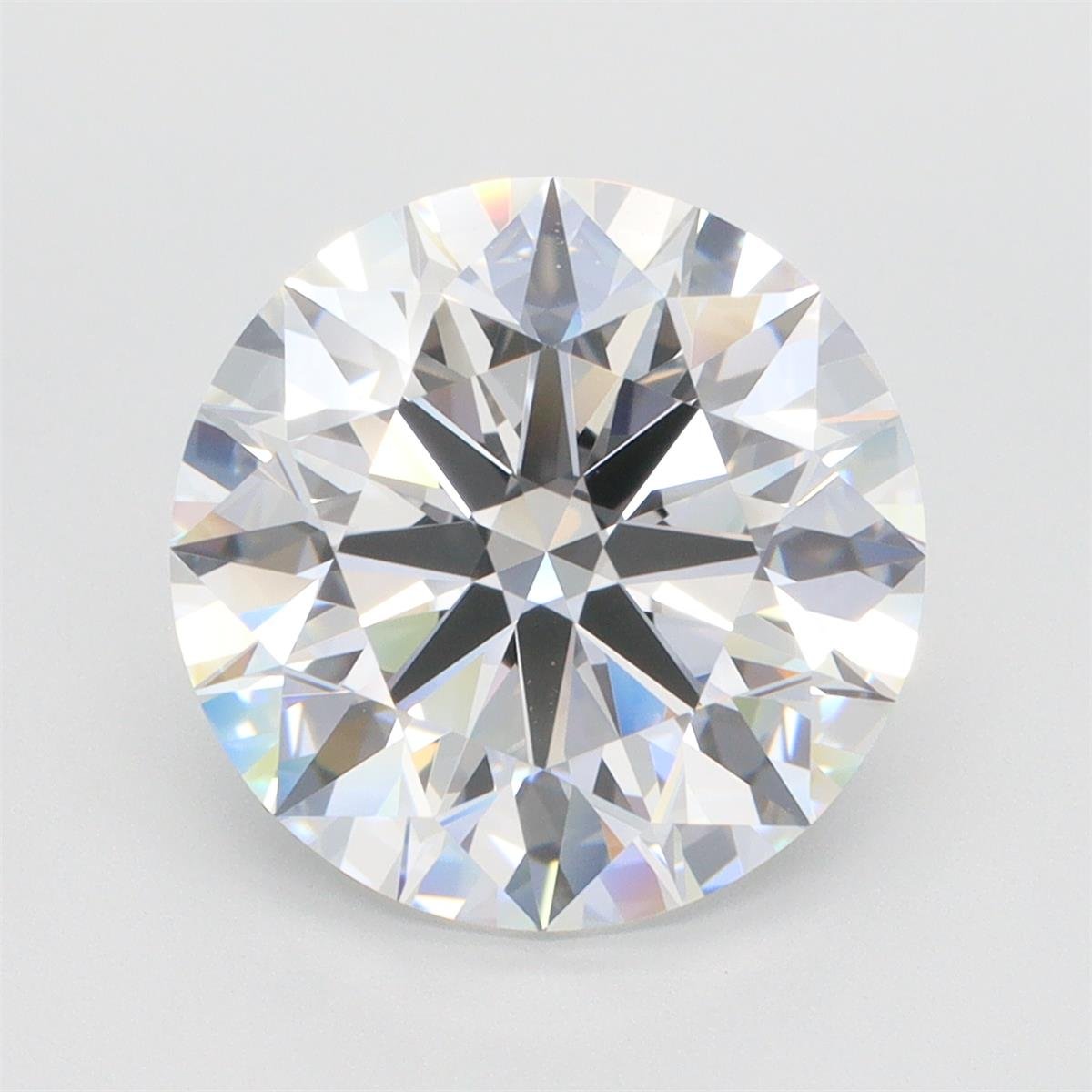 5.73ct F VVS1 Rare Carat Ideal Cut Round Lab Grown Diamond