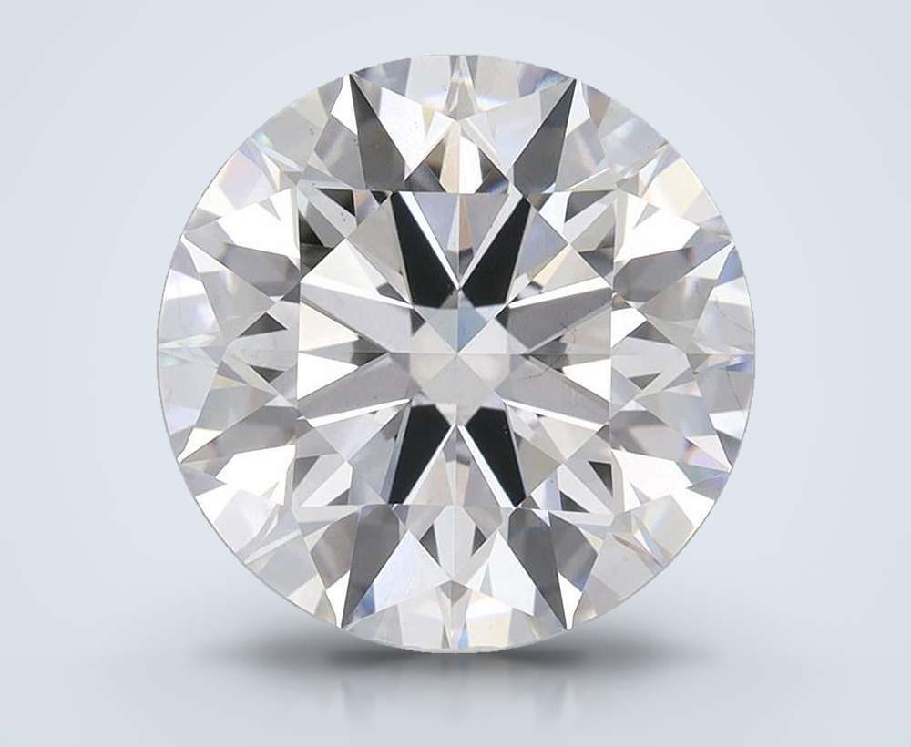 6.33 Carat Round Lab Diamond