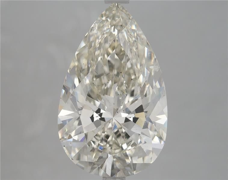 5.03ct I SI1 Rare Carat Ideal Cut Pear Lab Grown Diamond