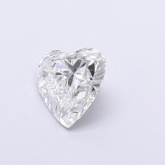 0.61ct D VVS2 Very Good Cut Heart Lab Grown Diamond