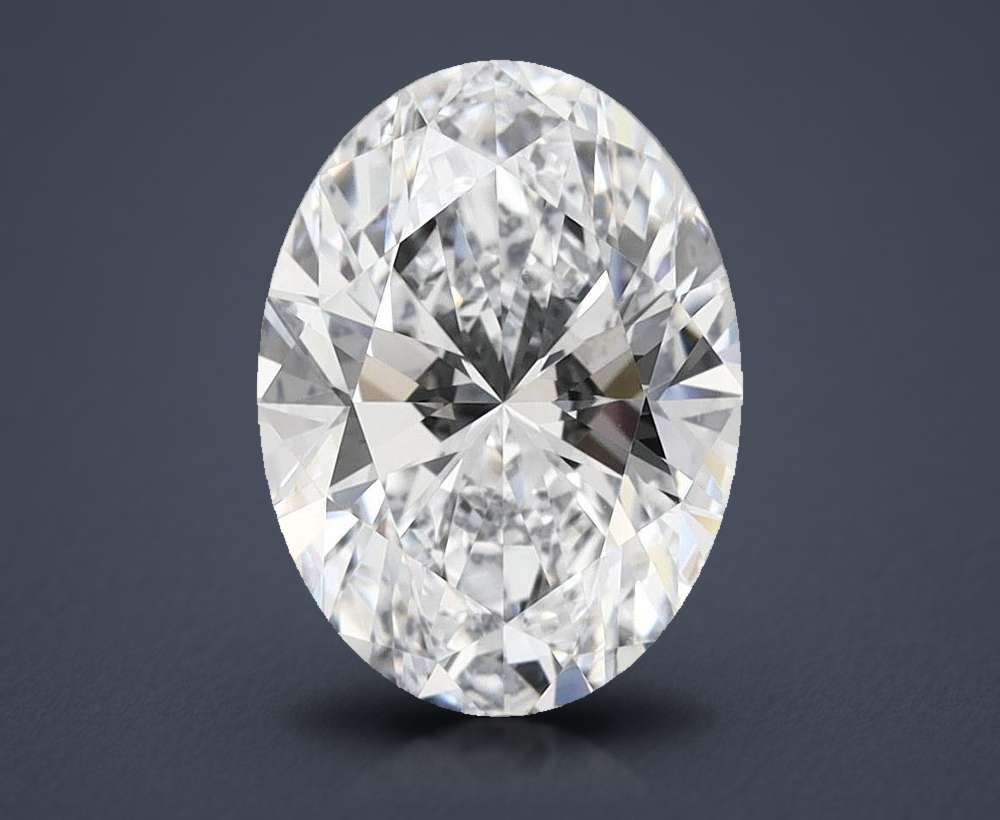 3.70 Carat Oval Lab Diamond