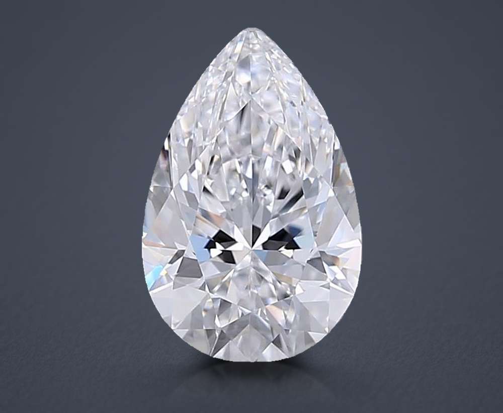 1.50 Carat Pear Lab Diamond
