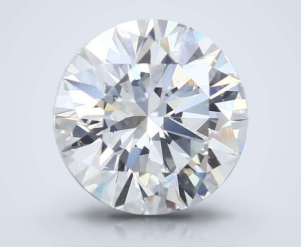 3.45 Carat Round Natural Diamond