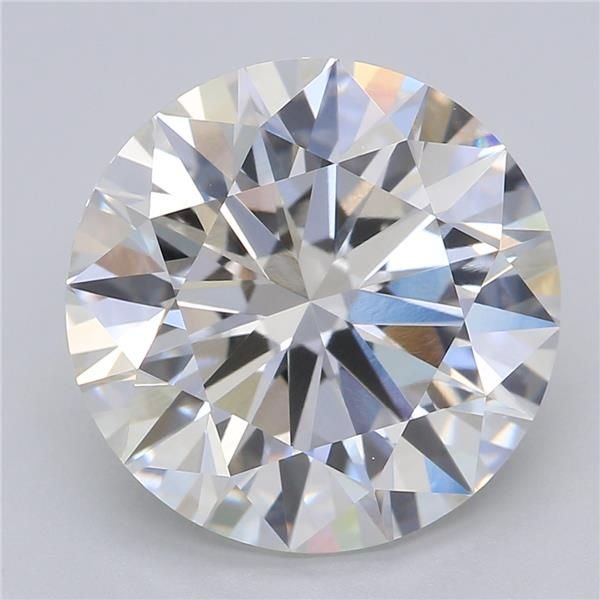 4.55ct F VVS2 Rare Carat Ideal Cut Round Lab Grown Diamond