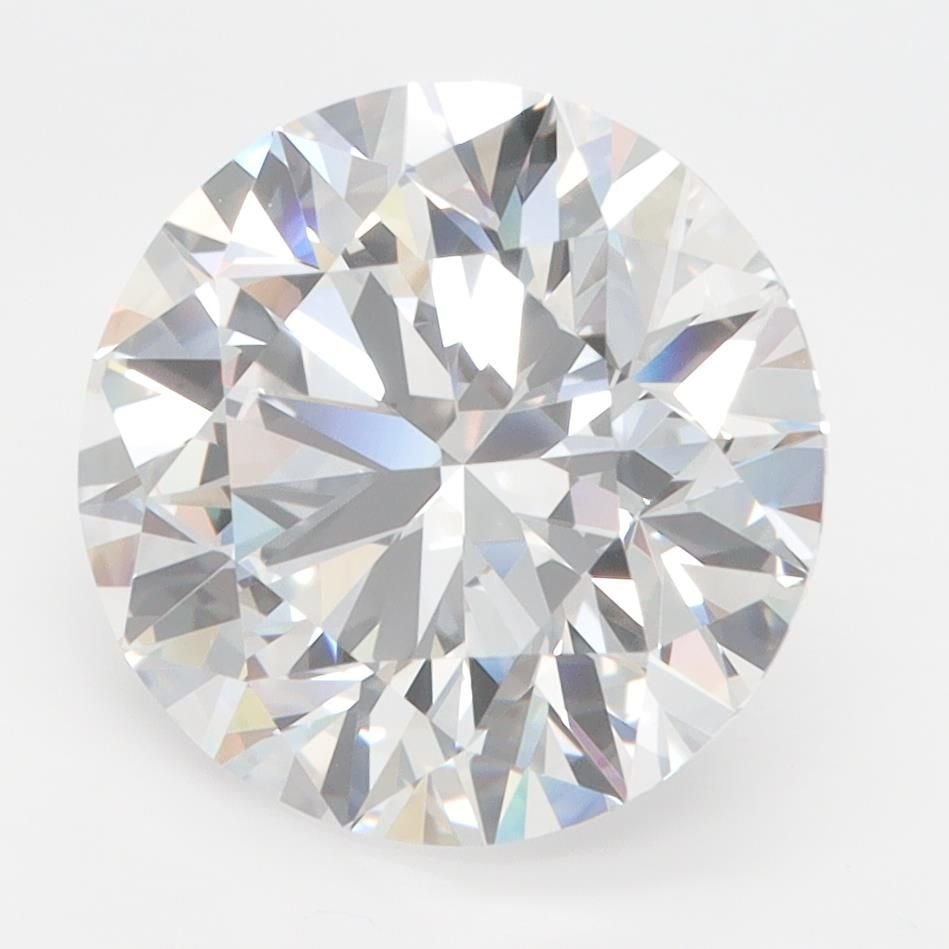 4.43ct D VVS1 Rare Carat Ideal Cut Round Lab Grown Diamond