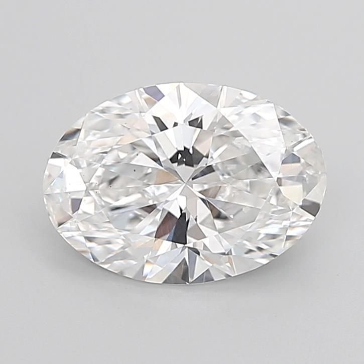 3.02ct D VS2 Rare Carat Ideal Cut Oval Lab Grown Diamond