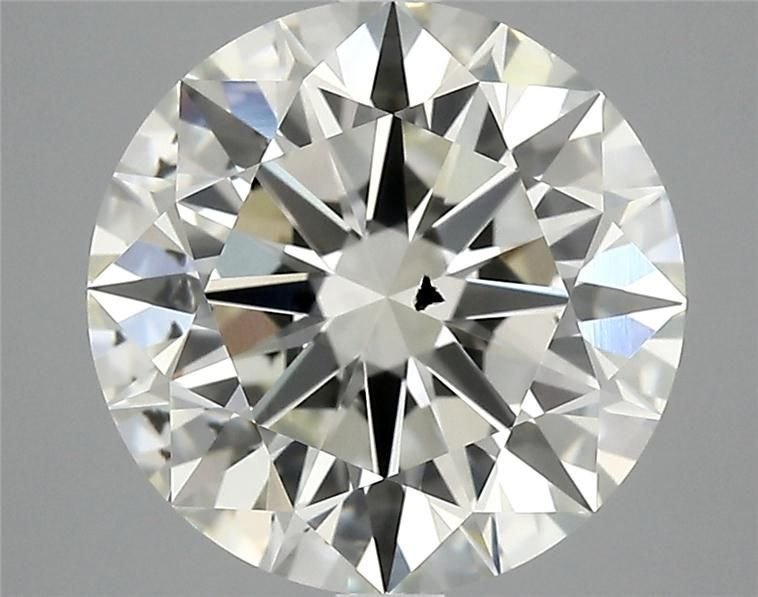 4.22ct H SI1 Rare Carat Ideal Cut Round Diamond