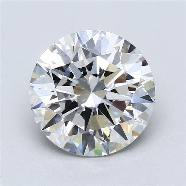 3.21ct E VS2 Rare Carat Ideal Cut Round Lab Grown Diamond