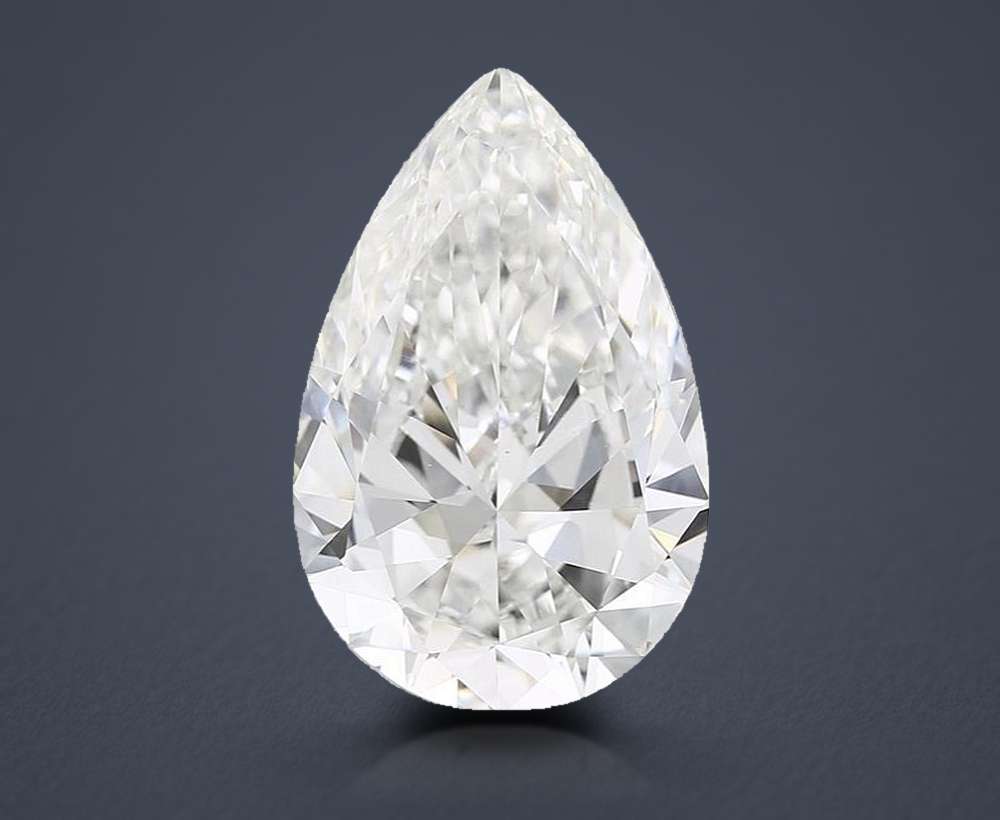 15.00 Carat Pear Lab Diamond