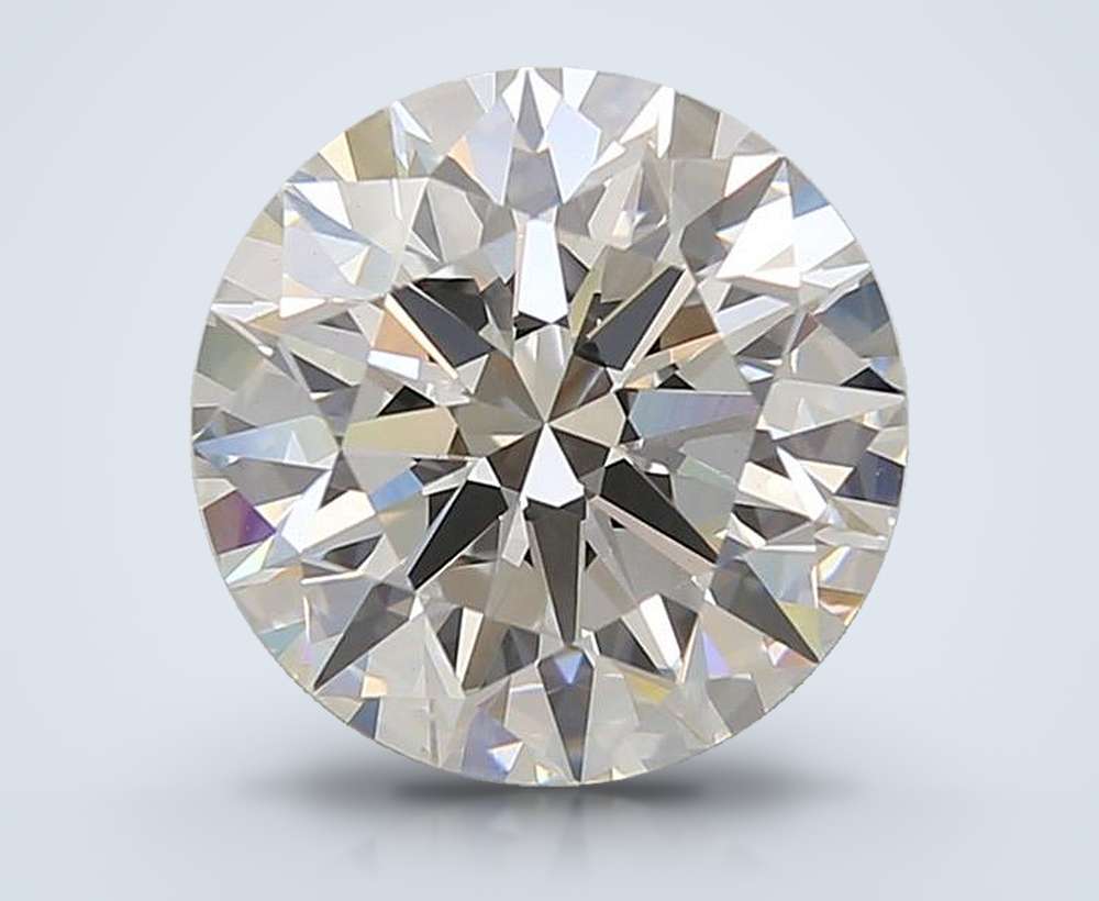 4.07 Carat Round Lab Diamond