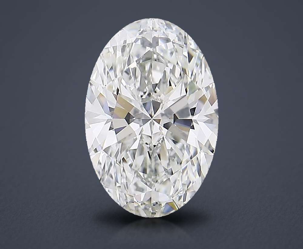 4.06 Carat Oval Lab Diamond
