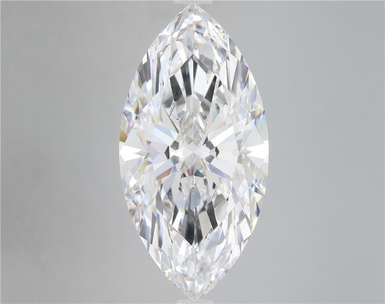 8.08ct F VS2 Rare Carat Ideal Cut Marquise Lab Grown Diamond