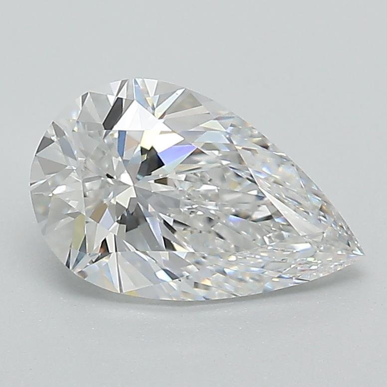 1.31ct E VS1 Rare Carat Ideal Cut Pear Lab Grown Diamond