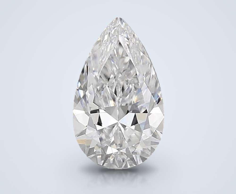 0.50 Carat Pear Lab Diamond