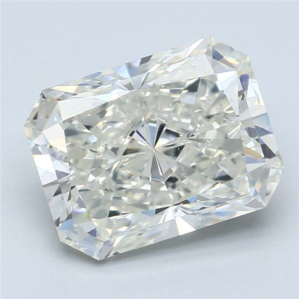 6.03ct K SI1 Rare Carat Ideal Cut Radiant Diamond