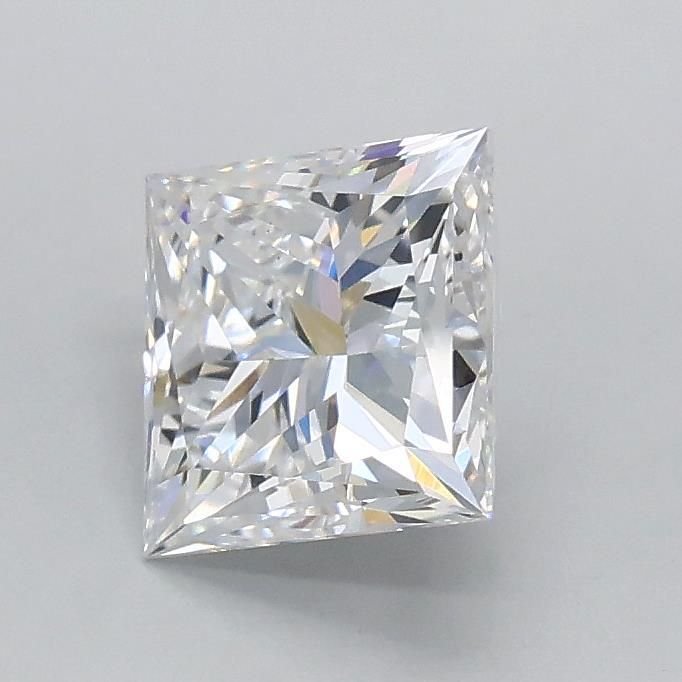 0.90ct D VS1 Rare Carat Ideal Cut Princess Lab Grown Diamond