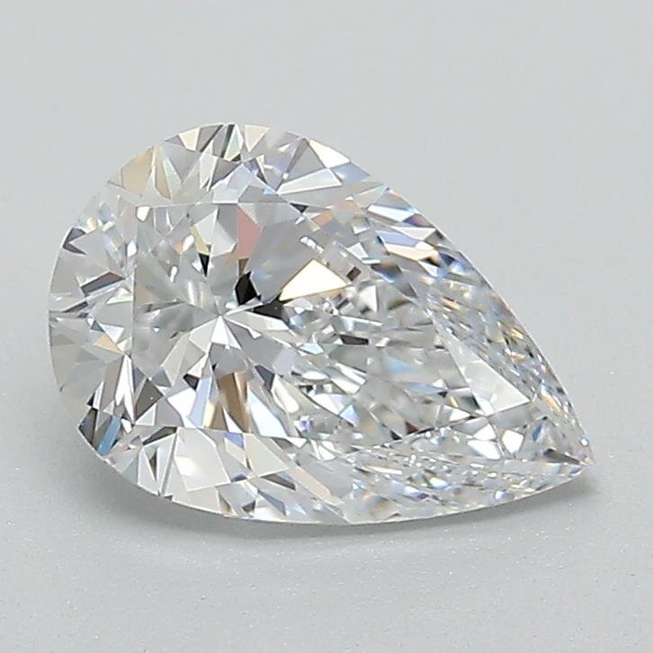 1.24ct D VVS2 Rare Carat Ideal Cut Pear Lab Grown Diamond